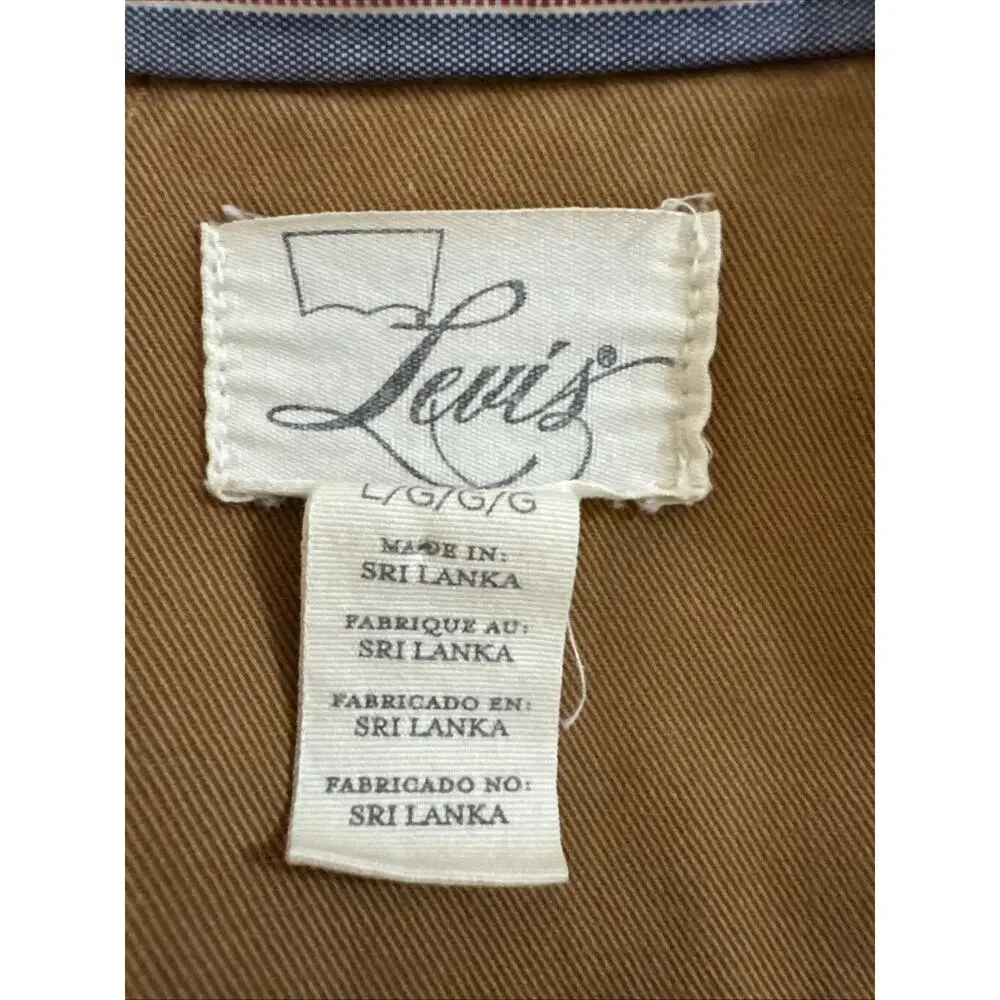 Levis Cargo Jacket - Women's L - Brown Utility Military